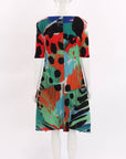 Pleats Please Floral Print SS Dress Size 5