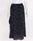 Lee Mathews Silk Horse Print Midi Skirt Size 1