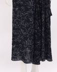 Lee Mathews Silk Horse Print Midi Skirt Size 1