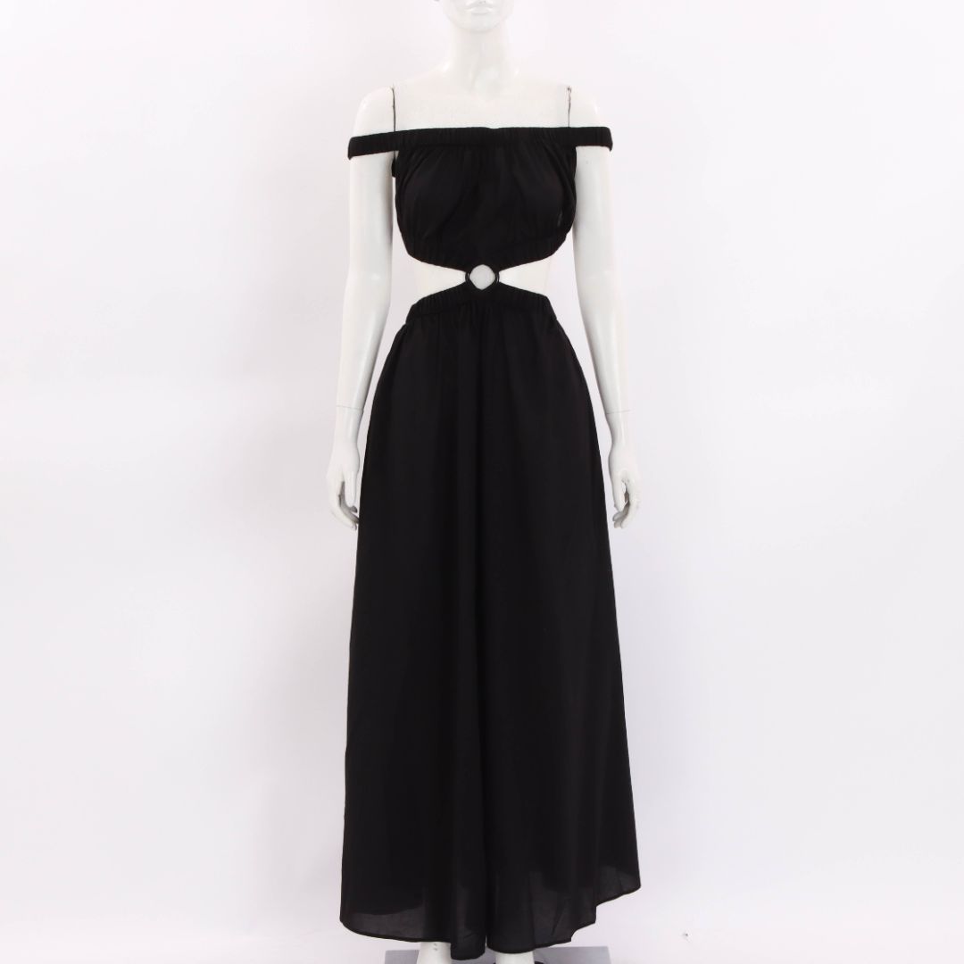 Scanlan Theodore Cut Out Maxi Dress Size S