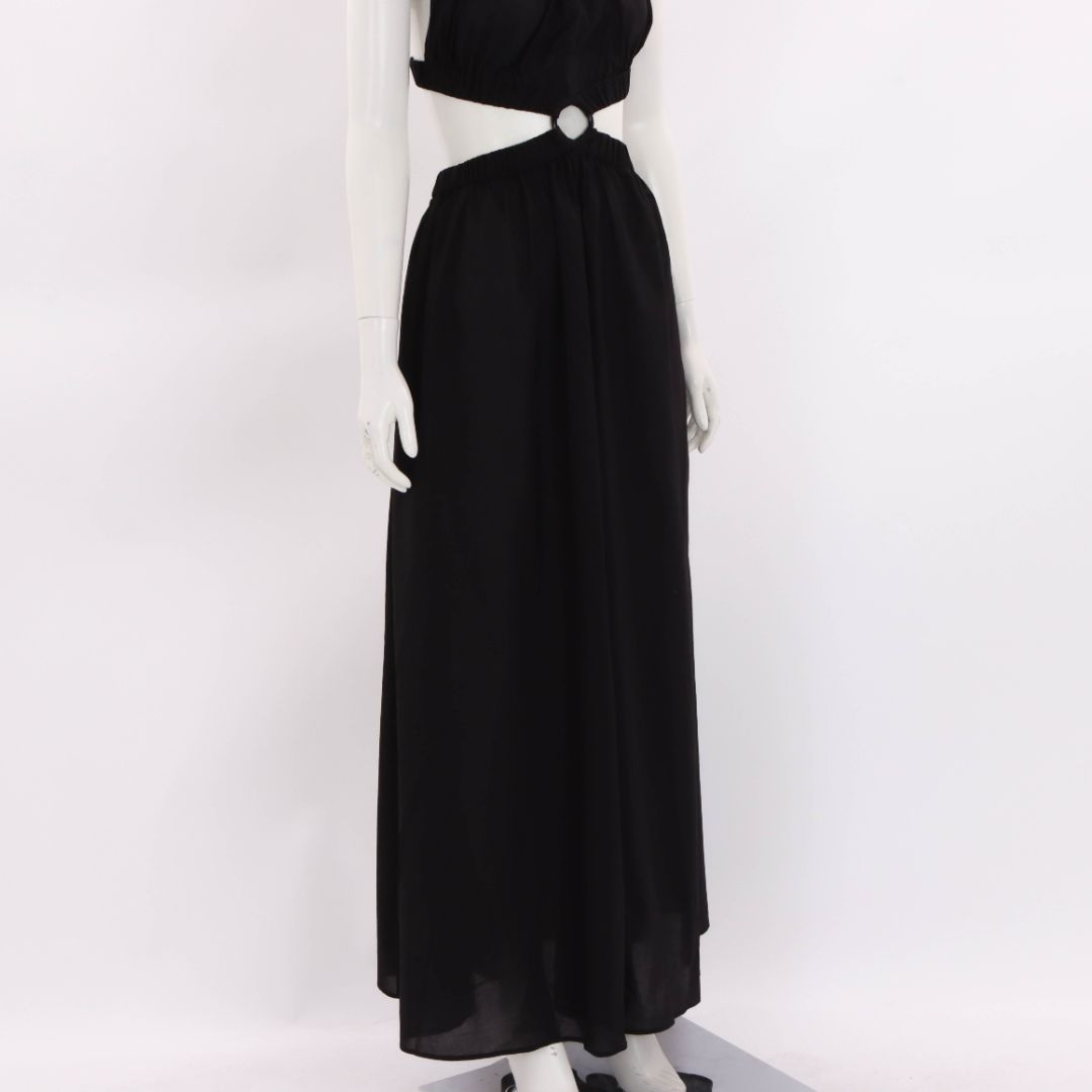 Scanlan Theodore Cut Out Maxi Dress Size S