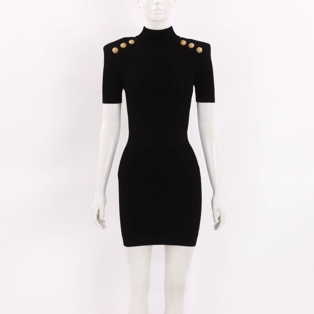 Balmain Short Knit Dress Size FR 36 | AU 8
