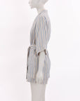 Scanlan Theodore Striped Kimono Jacket & Shorts Set Size Small
