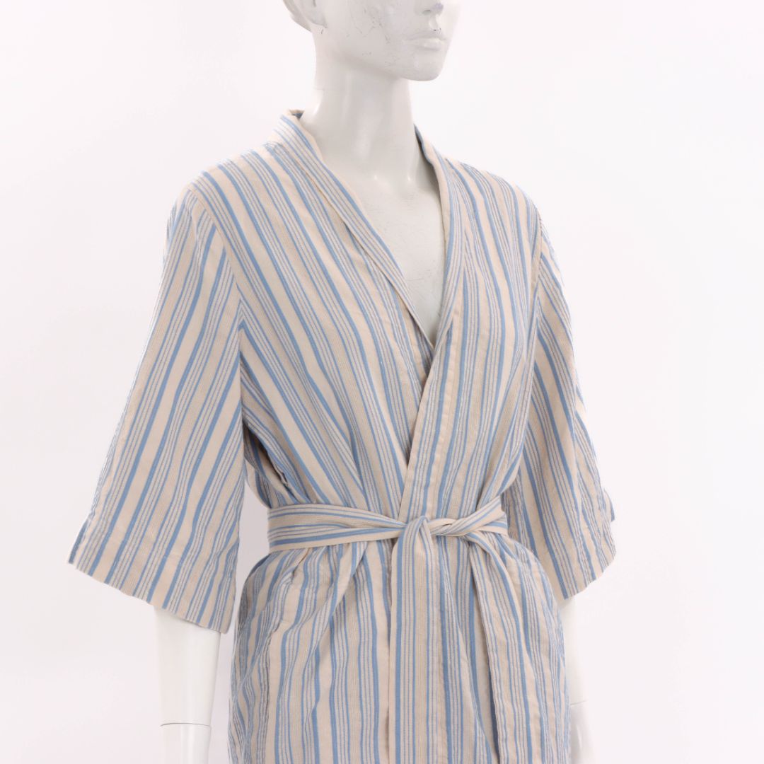 Scanlan Theodore Striped Kimono Jacket & Shorts Set Size Small
