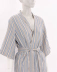 Scanlan Theodore Striped Kimono Jacket & Shorts Set Size Small