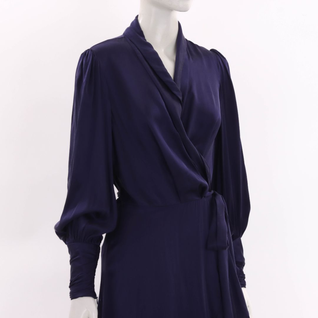 Zimmermann Silk Long Sleeve Wrap Dress Size 1