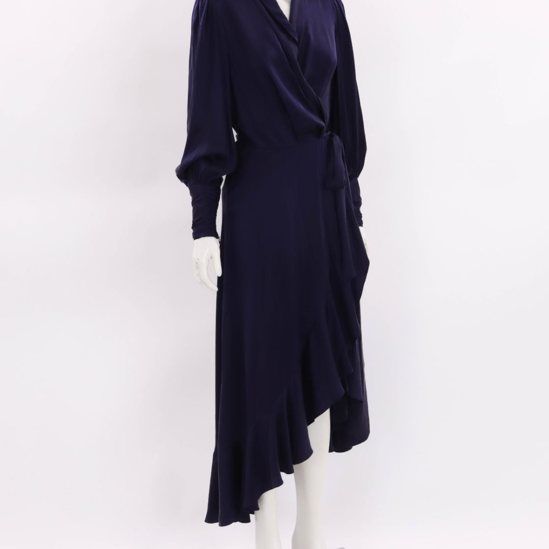 Zimmermann Silk Long Sleeve Wrap Dress Size 1