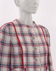 Dolce & Gabbana Checked Linen Jacket Size IT 40 | AU 8