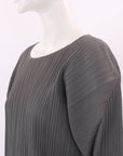 Issey Miyake Pleated Long Sleeve Top Size M