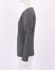 Issey Miyake Pleated Long Sleeve Top Size M