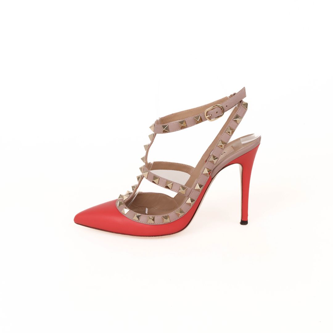 Valentino Rockstud Caged Heels Size 36.5