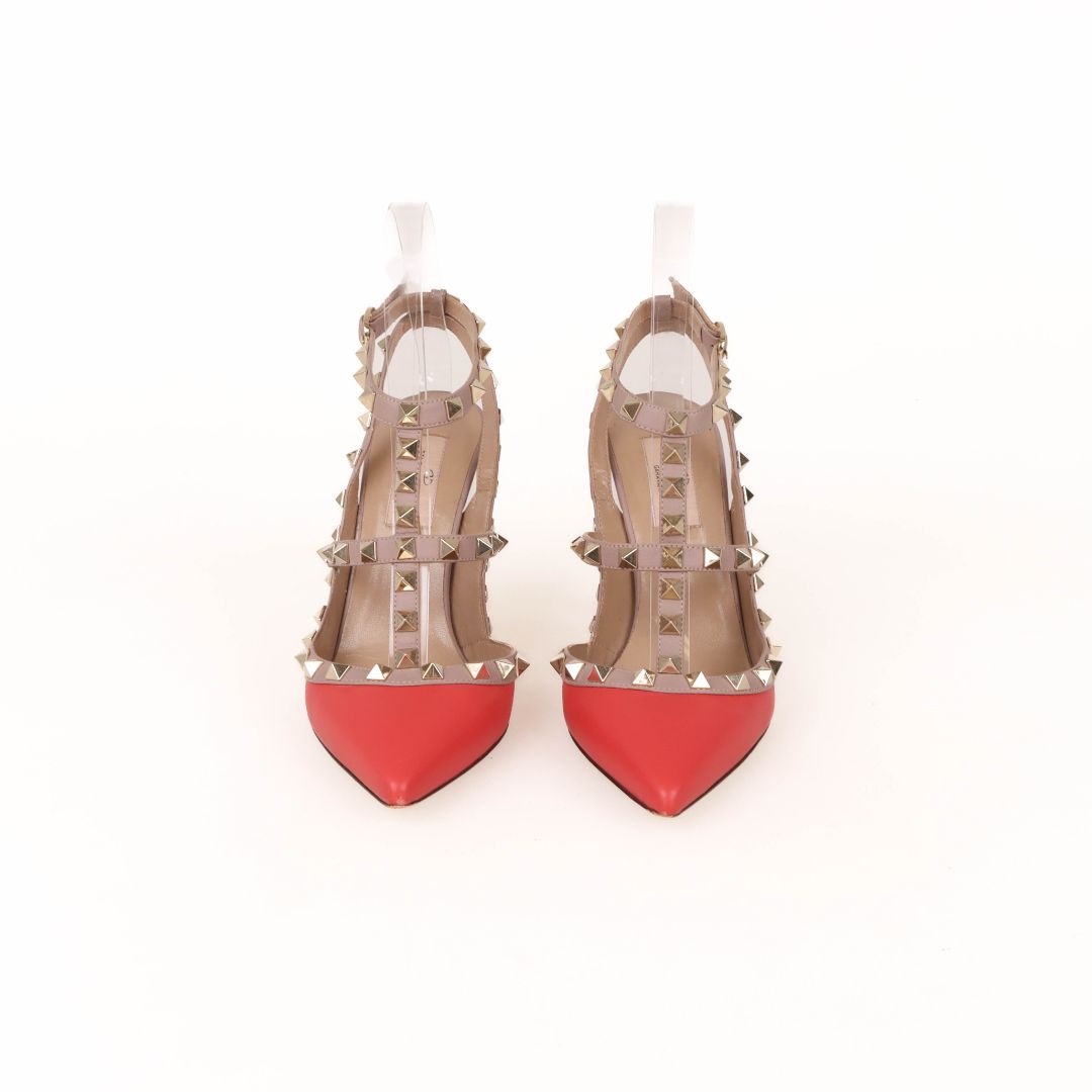 Valentino Rockstud Caged Heels Size 36.5