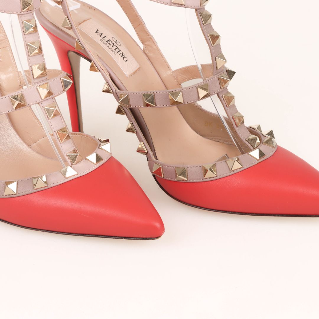 Valentino Rockstud Caged Heels Size 36.5