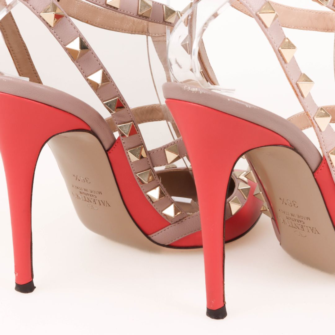 Valentino Rockstud Caged Heels Size 36.5