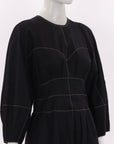 Camilla and Marc Rubin Contrast Stitched Top Size 6