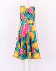 Marni Lemonade Sleeveless Midi Dress Size IT 40 | AU 8