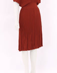Scanlan Theodore Pleated Midi Dress Size Small