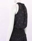 Ulla Johnson Lucille Floral Midi Dress Size US 0 | AU 4-6