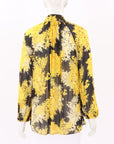 Husk Tie Neck Print Blouse Size 10