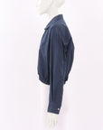 Maje Jewelled Button Cropped Shirt Size 2