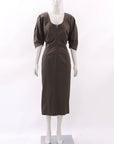 Scanlan Theodore Cotton Midi Dress Size 12
