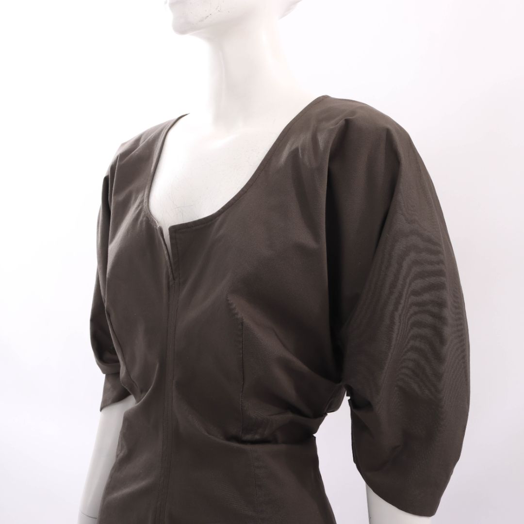 Scanlan Theodore Cotton Midi Dress Size 12