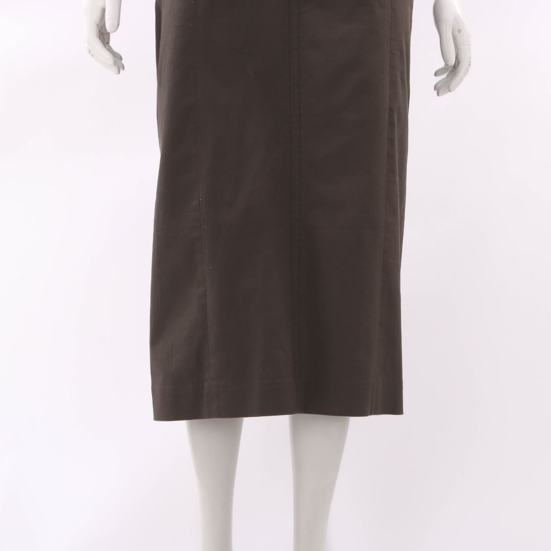 Scanlan Theodore Cotton Midi Dress Size 12