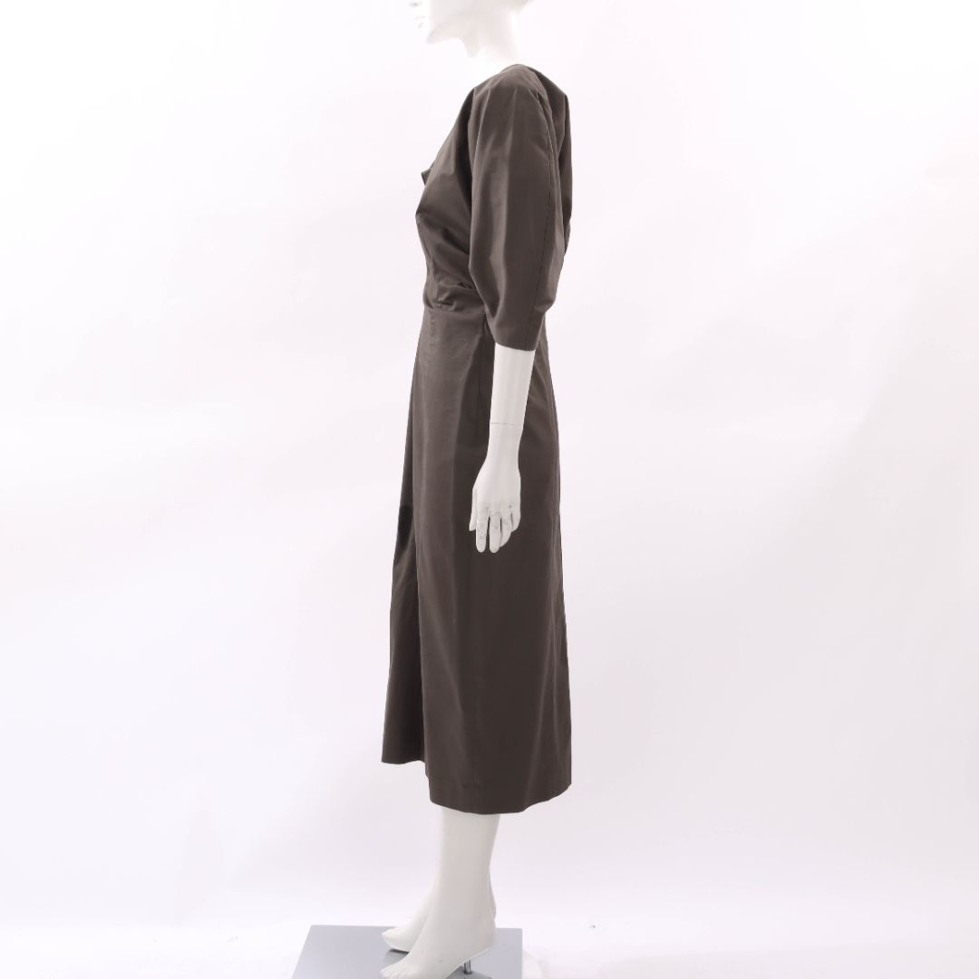Scanlan Theodore Cotton Midi Dress Size 12
