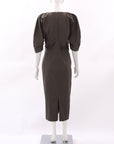 Scanlan Theodore Cotton Midi Dress Size 12