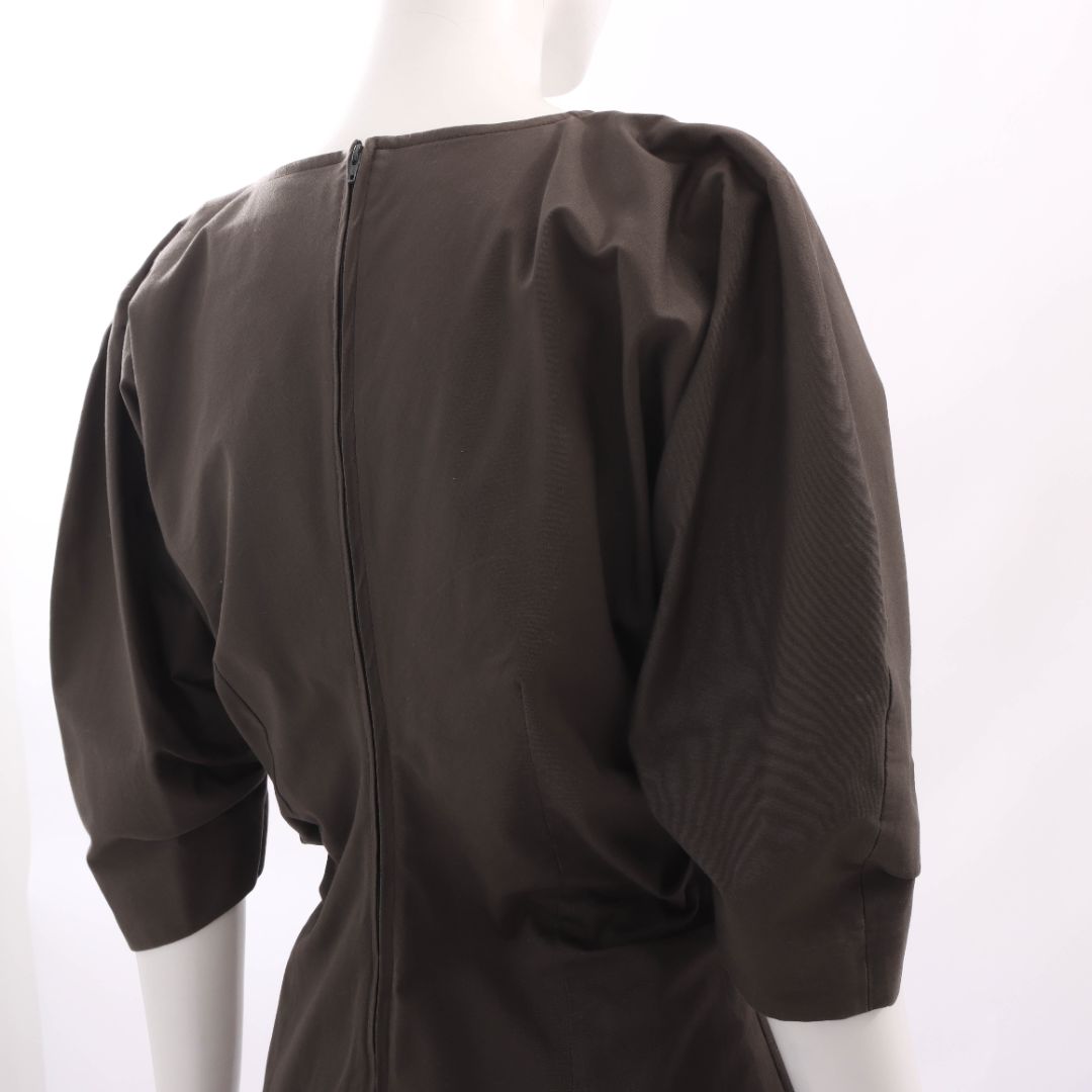 Scanlan Theodore Cotton Midi Dress Size 12
