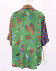 Alemais Birdie Spliced Silk Shirt Size 12