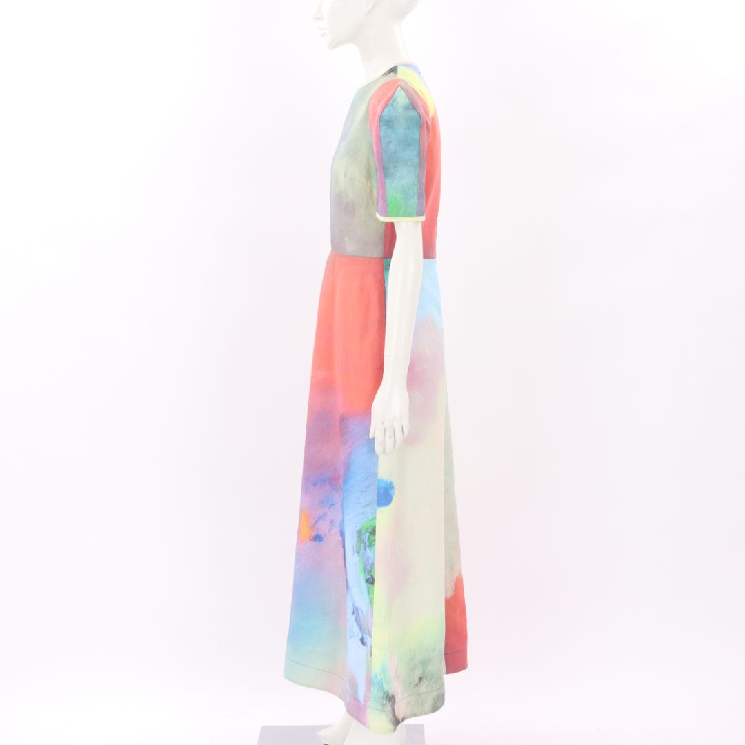 Only One Ashley Watercolour Print Maxi Dress Size 10