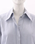 Scanlan Theodore Striped Cotton Shirt Size 8