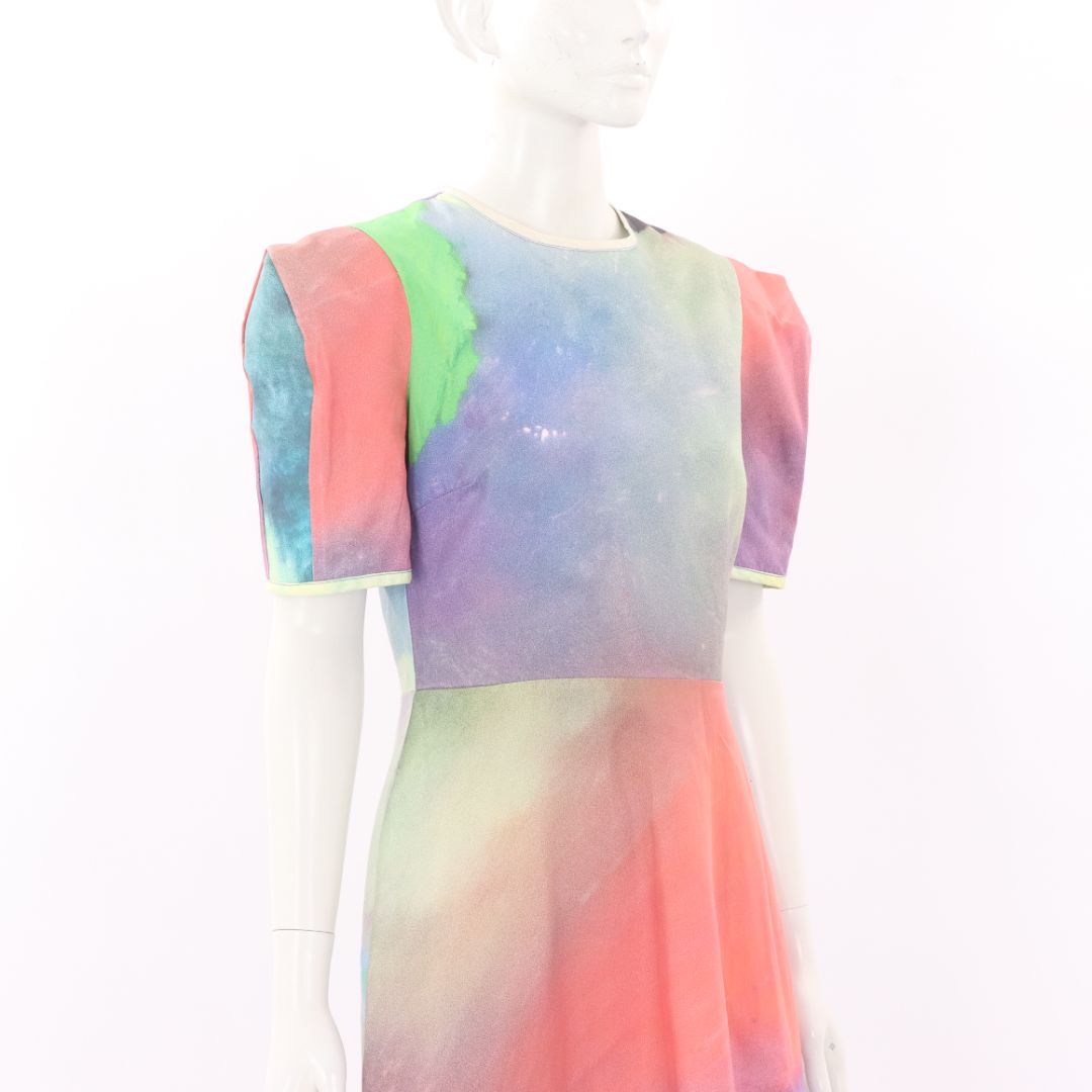 Only One Ashley Watercolour Print Maxi Dress Size 10