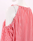 Scanlan Theodore Gingham Drawcord Top