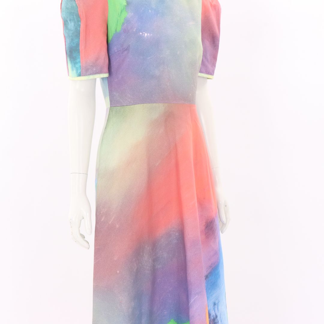 Only One Ashley Watercolour Print Maxi Dress Size 10