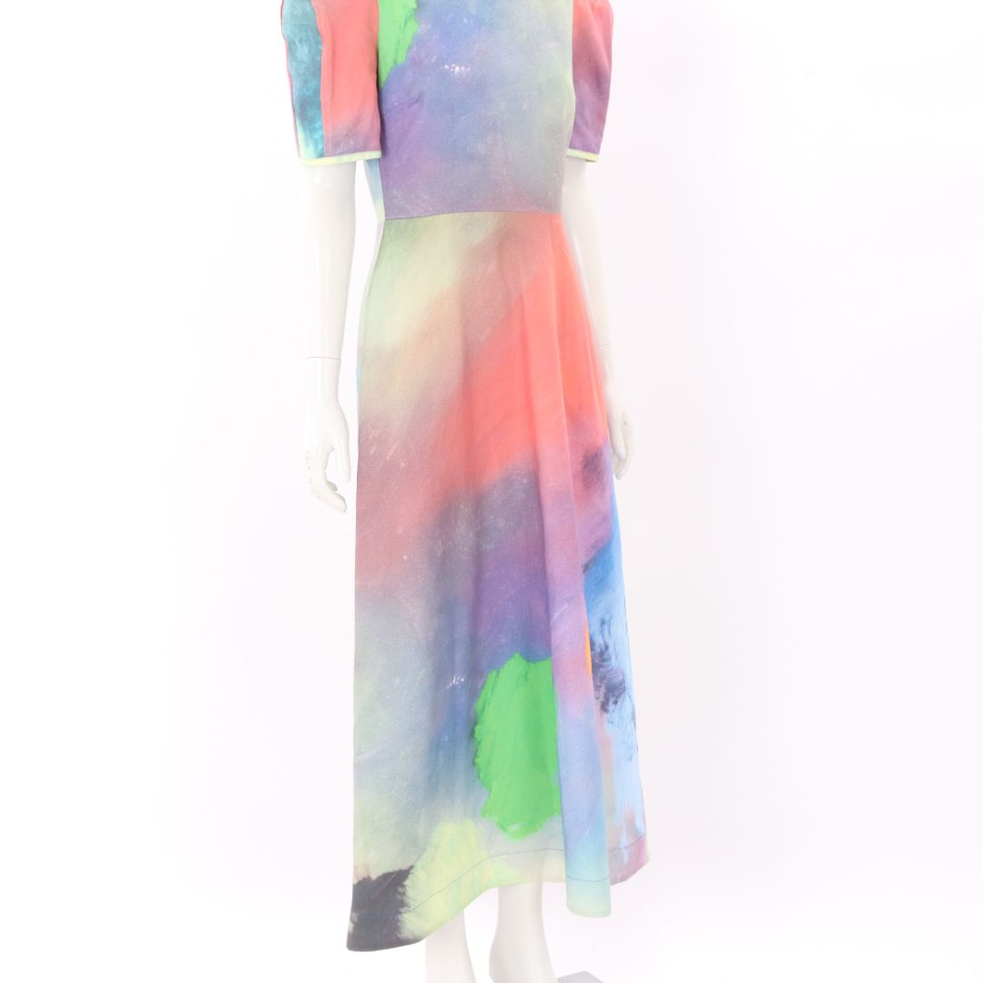 Only One Ashley Watercolour Print Maxi Dress Size 10