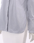 Scanlan Theodore Striped Cotton Shirt Size 8