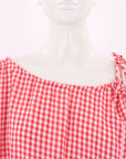 Scanlan Theodore Gingham Drawcord Top