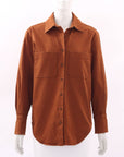 Oroton Drill Overshirt Size 6