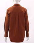 Oroton Drill Overshirt Size 6