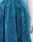 Farm Rio 3D Flower V Neck Dress Size M