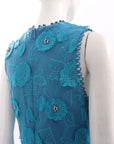 Farm Rio 3D Flower V Neck Dress Size M
