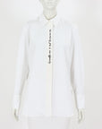 Stella McCartney We Are The Weather Cotton Shirt Size IT 40 | AU 8
