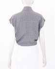 Scanlan Theodore Gingham Tie Front Front Size 12