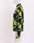 Christian Wijnants Stretch Printed Turtleneck Top Size M
