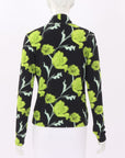 Christian Wijnants Stretch Printed Turtleneck Top Size M