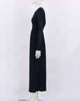 Aeron Long Sleeve Scoop Neck Midi Dress Size 34 | AU 6