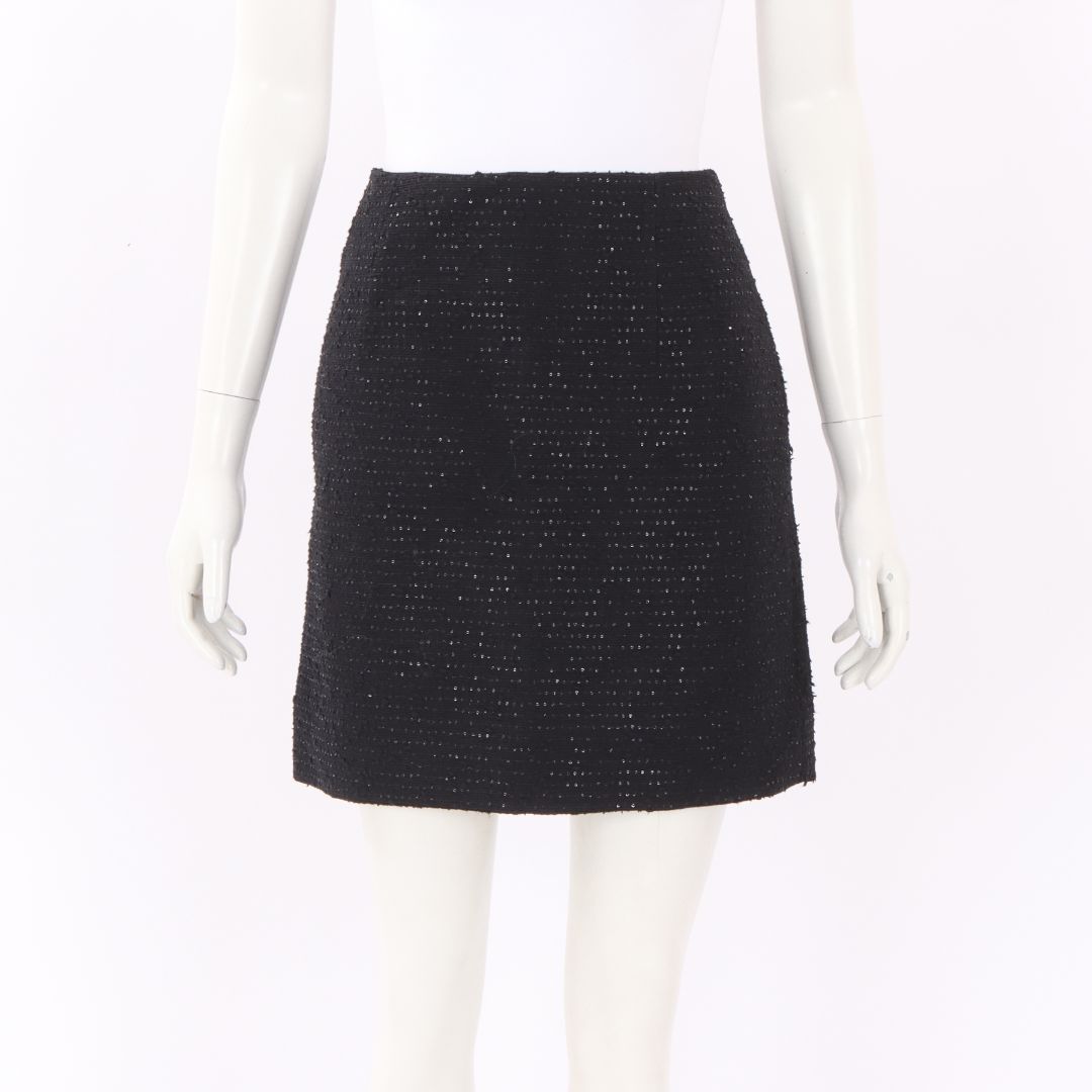 Scanlan Theodore Tailored Sequin Mini Skirt Size 6