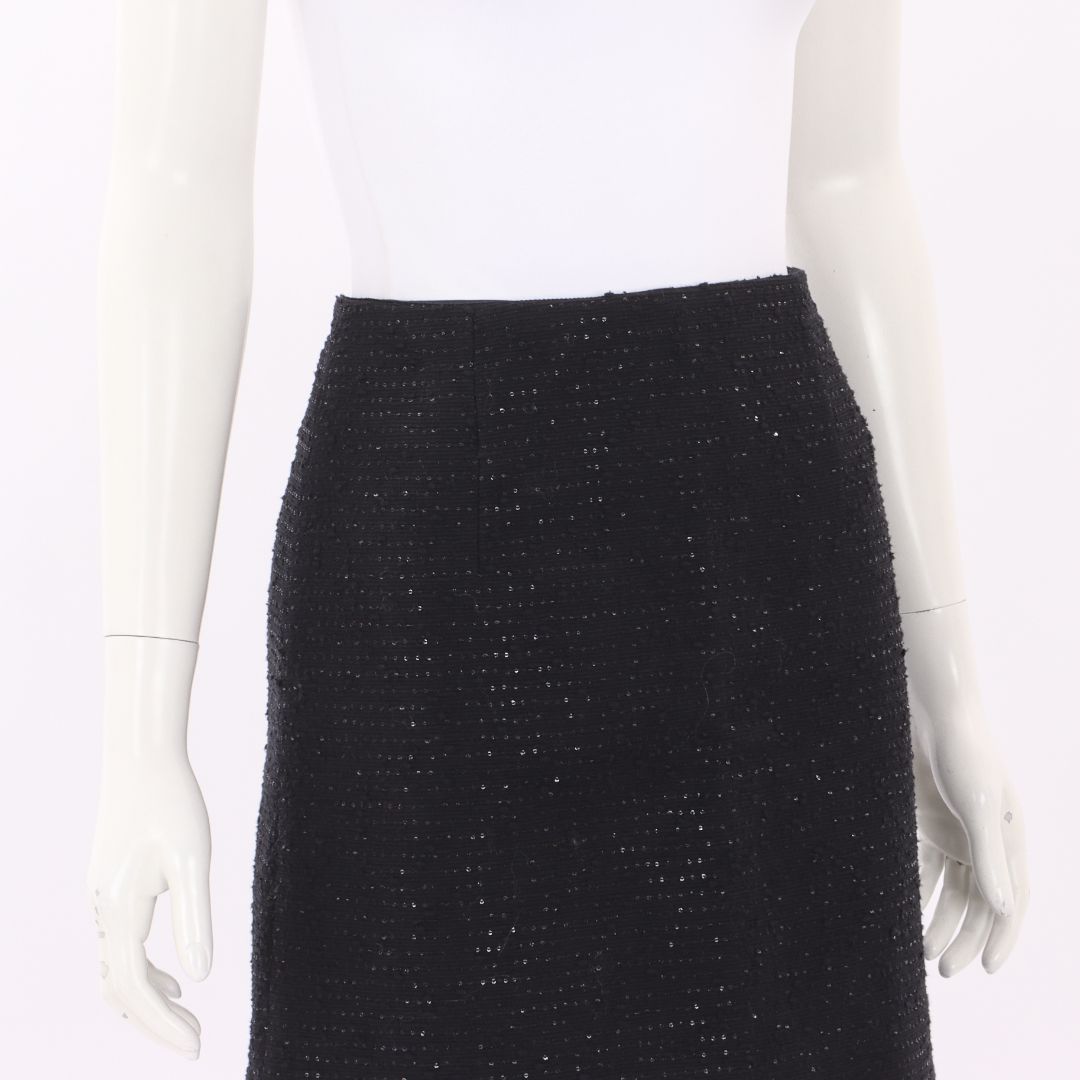 Scanlan Theodore Tailored Sequin Mini Skirt Size 6